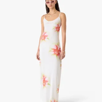 Glitch Orchid Soft Ribbed Maxi Dress Glitch Orchid Soft Ribbed Maxi Dress