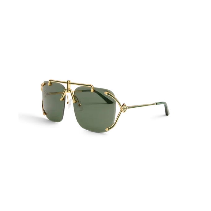 Gold & Green the Pilot Sunglasses