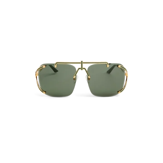 Gold & Green the Pilot Sunglasses