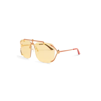 Gold & Red the Pilot Sunglasses