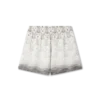 Gradient Heart Monogram Silk Shorts