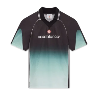 Gradient Monogram Jacquard Short Sleeve Football Shirt