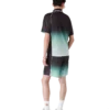 Gradient Monogram Jacquard Short Sleeve Football Shirt Gradient Monogram Jacquard Short Sleeve Football Shirt