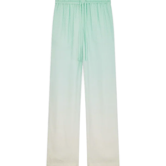 Gradient Monogram Jacquard Trousers