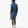 Gradient Monogram Knitted Short Sleeve Polo Shirt Gradient Monogram Knitted Short Sleeve Polo Shirt
