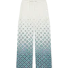 Gradient Monogram Linen Trousers Gradient Monogram Linen Trousers