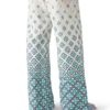 Gradient Monogram Linen Trousers Gradient Monogram Linen Trousers