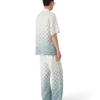 Gradient Monogram Linen Trousers Gradient Monogram Linen Trousers