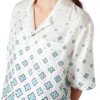 Gradient Monogram Short Sleeve Silk Shirt