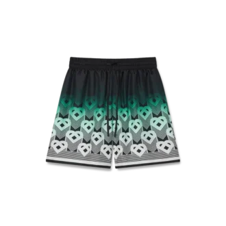 Gradient Monogram Silk Shorts Gradient Monogram Silk Shorts