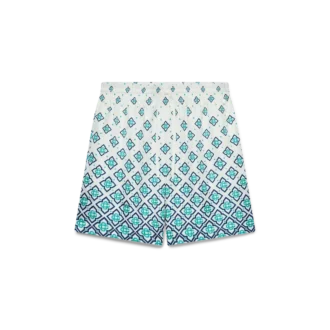 Gradient Monogram Silk Shorts Gradient Monogram Silk Shorts
