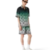Gradient Monogram Silk Shorts Gradient Monogram Silk Shorts