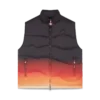 Gradient Nylon Puffer Gilet Gradient Nylon Puffer Gilet