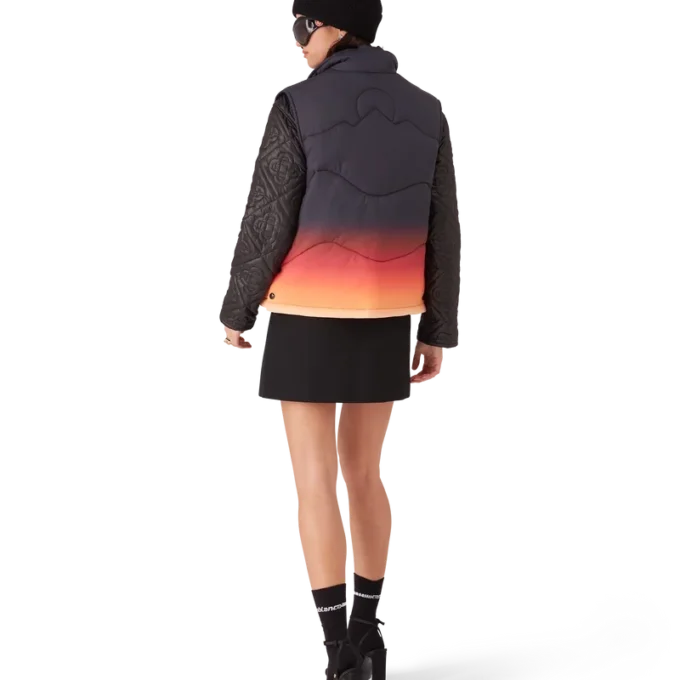 Gradient Nylon Puffer Gilet Gradient Nylon Puffer Gilet