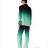 Gradient Ping Pong Jacquard Long Sleeve Silk Shirt Gradient Ping Pong Jacquard Long Sleeve Silk Shirt