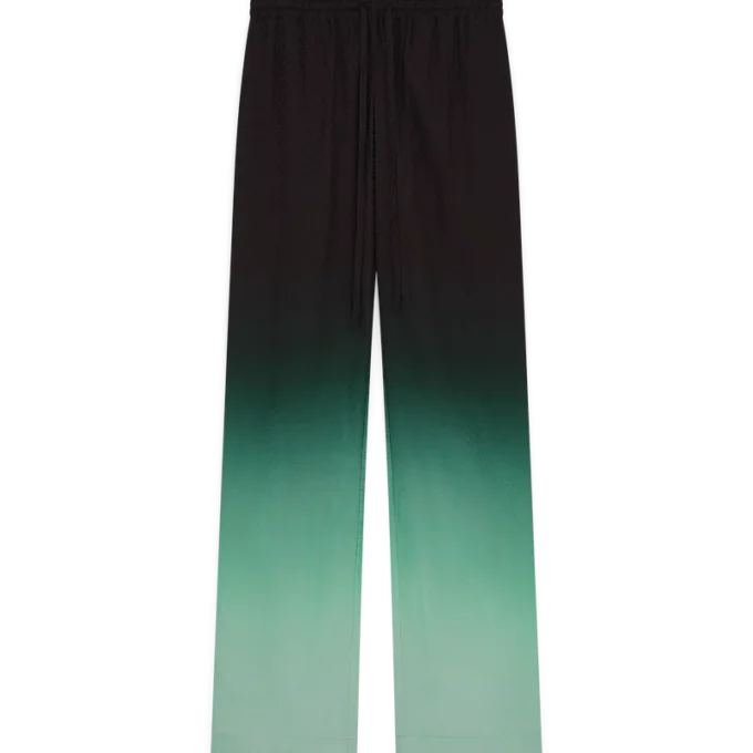 Gradient Ping Pong Jacquard Trousers
