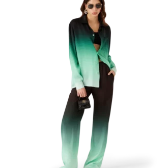 Gradient Ping Pong Jacquard Trousers