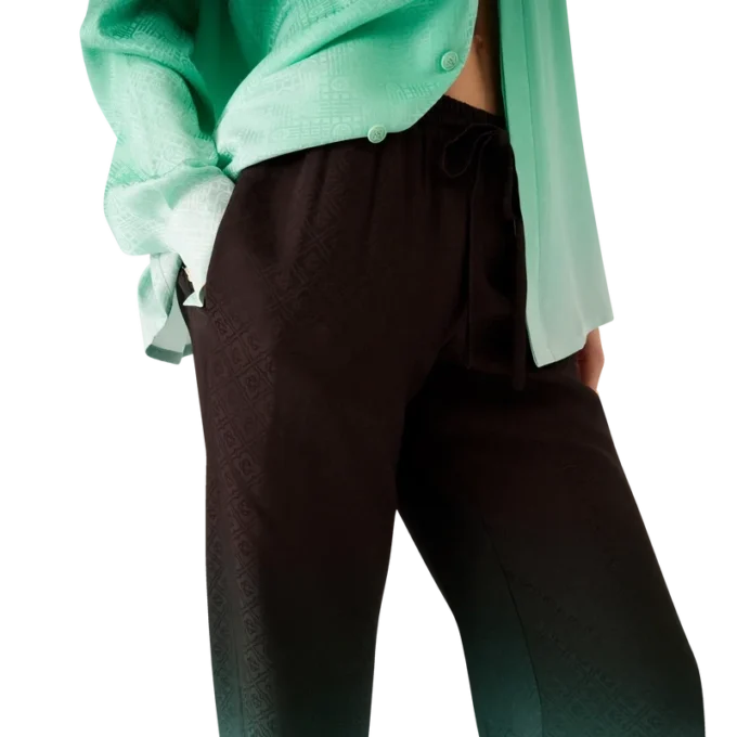 Gradient Ping Pong Jacquard Trousers