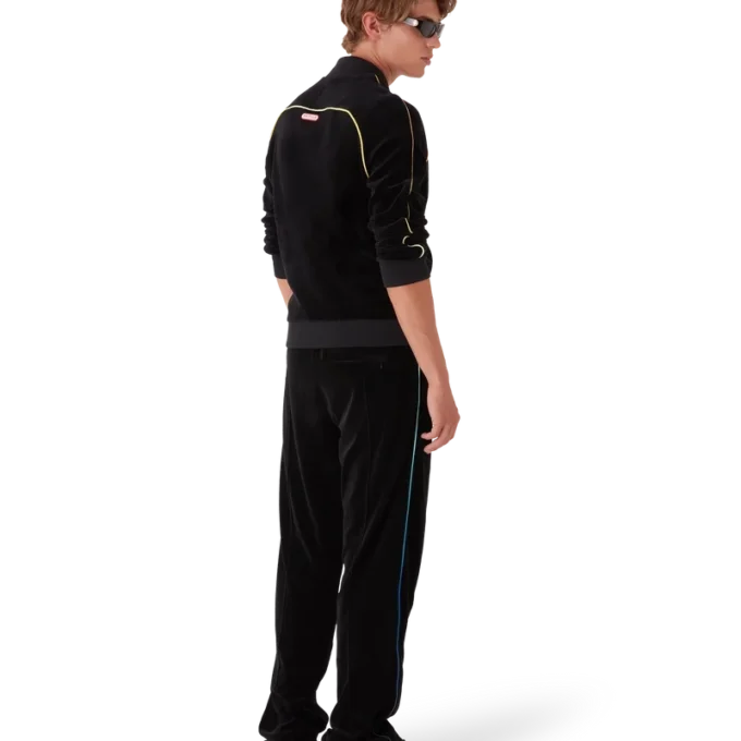 Gradient Piping Velour Track Jacket Gradient Piping Velour Track Jacket
