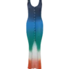 Gradient Rib Dress