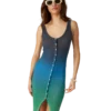 Gradient Rib Dress