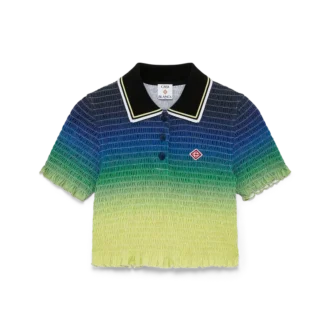 Gradient Short Sleeve Polo Shirt