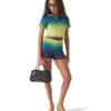 Gradient Short Sleeve Polo Shirt