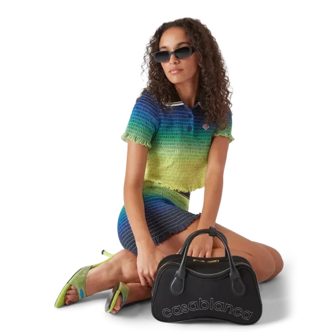 Gradient Short Sleeve Polo Shirt