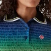 Gradient Short Sleeve Polo Shirt