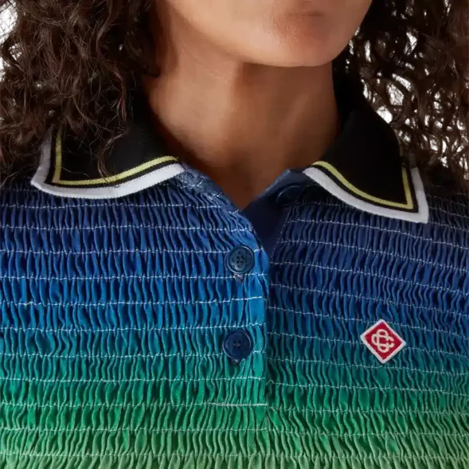 Gradient Short Sleeve Polo Shirt