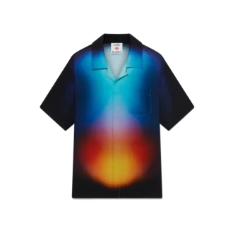 Gradient Silk Short Sleeve Shirt Gradient Silk Short Sleeve Shirt