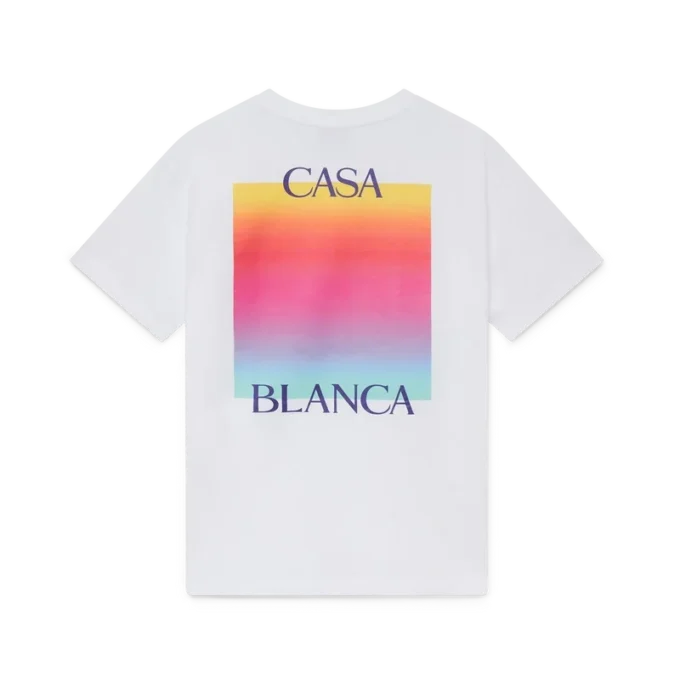 Gradient Square Logo Short Sleeve T-Shirt