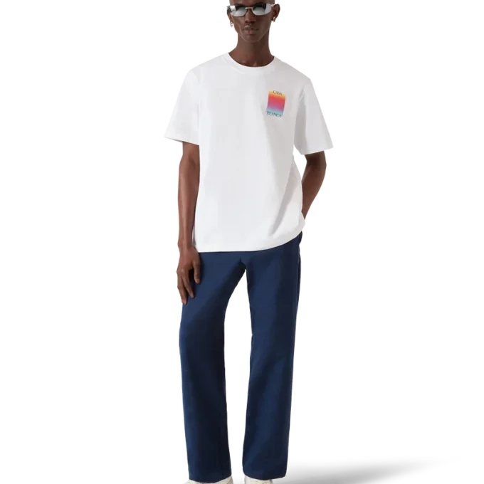 Gradient Square Logo Short Sleeve T-Shirt