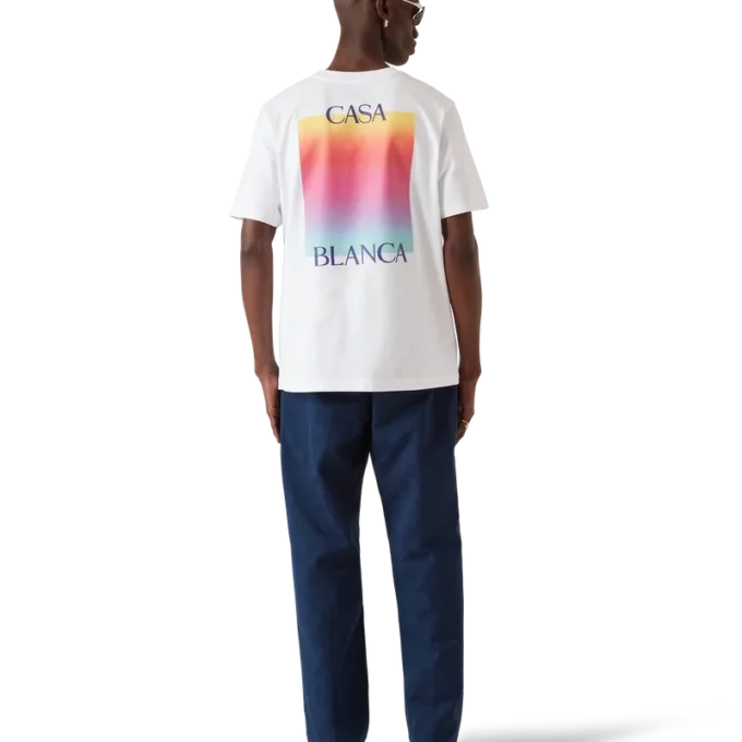 Gradient Square Logo Short Sleeve T-Shirt
