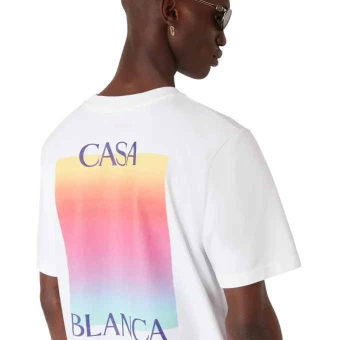 Gradient Square Logo Short Sleeve T-Shirt