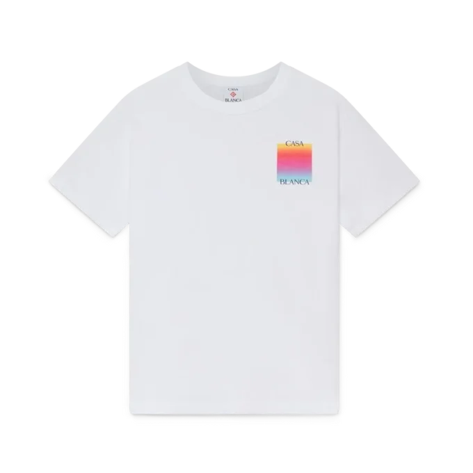 Gradient Square Logo Short Sleeve T-Shirt