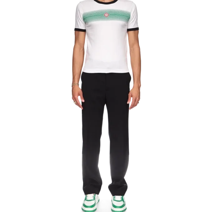 Gradient Stripe Ringer T-Shirt Gradient Stripe Ringer T-Shirt