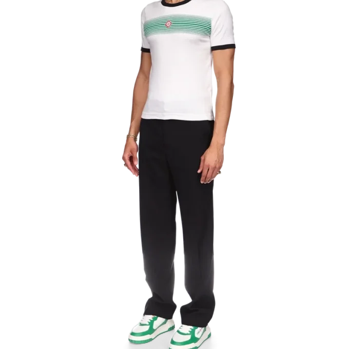 Gradient Stripe Ringer T-Shirt Gradient Stripe Ringer T-Shirt