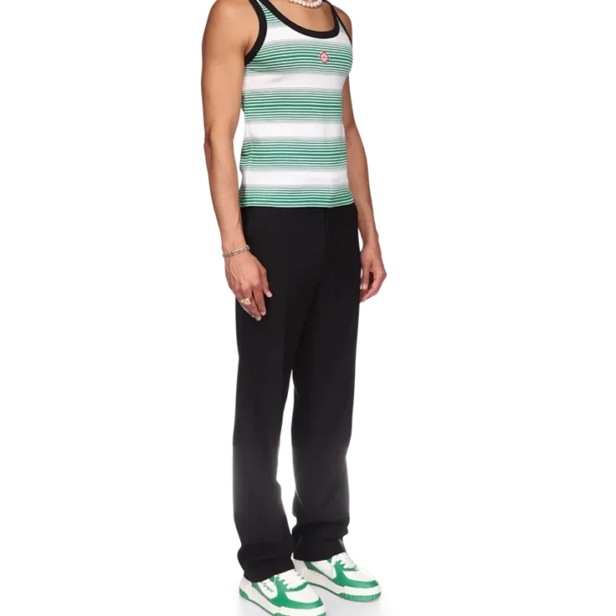 Gradient Stripe Ringer Tank Top Gradient Stripe Ringer Tank Top