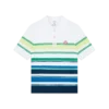 Gradient Stripe Short Sleeve Polo Shirt Gradient Stripe Short Sleeve Polo Shirt