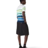 Gradient Stripe Short Sleeve Polo Shirt Gradient Stripe Short Sleeve Polo Shirt
