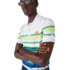Gradient Stripe Short Sleeve Polo Shirt Gradient Stripe Short Sleeve Polo Shirt