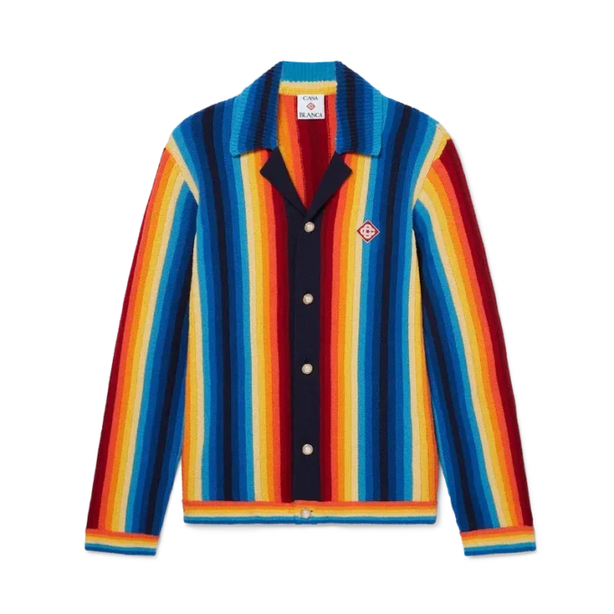 Gradient Stripe Towelling Jacket Gradient Stripe Towelling Jacket