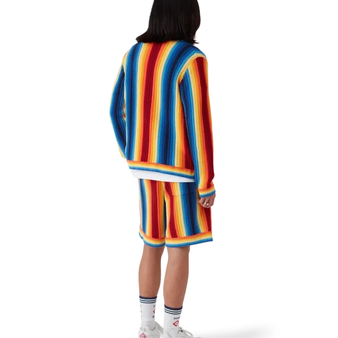 Gradient Stripe Towelling Jacket Gradient Stripe Towelling Jacket