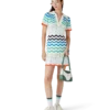Gradient Wave Crochet Mini Dress Gradient Wave Crochet Mini Dress