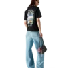 Graffiti Distressed Denim Jeans Graffiti Distressed Denim Jeans