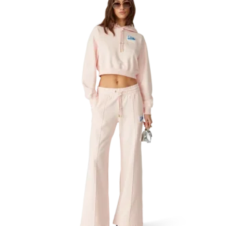 Greek Temple Cropped Hooded Sweatshirt