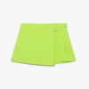 Green Crepe Mini Skirt Green Crepe Mini Skirt