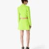 Green Crepe Tailored Jacket