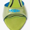 Green Heeled Mule Sandals Green Heeled Mule Sandals